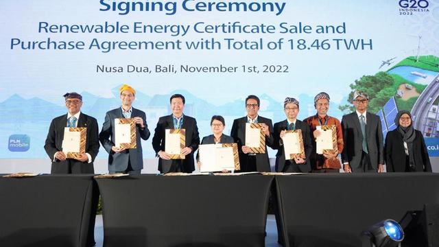 Signing of Agreement between ASC and PLN for Purchase of Renewable Energy Certificates