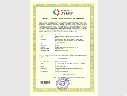 TKDN Certificate(F-NaOH)